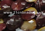 CMK27 15.5 inches 22*30mm faceted oval mookaite beads wholesale