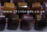 CMK290 15.5 inches 11*15*15mm faceted triangle mookaite beads