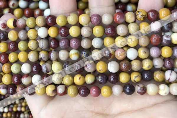 CMK346 15.5 inches 6mm round mookaite jasper beads wholesale