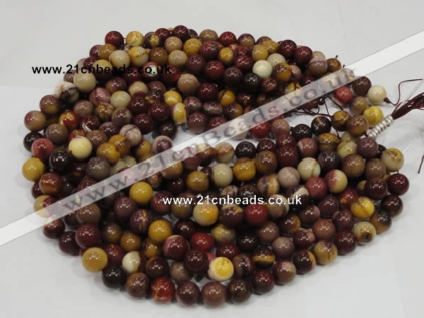 CMK58 15.5 inches 8mm round mookaite gemstone beads wholesale