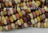 CMK63 15.5 inches 4*8mm rondelle mookaite gemstone beads wholesale