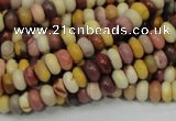 CMK63 15.5 inches 4*8mm rondelle mookaite gemstone beads wholesale