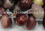 CMK64 15.5 inches 15*20mm teardrop mookaite gemstone beads wholesale