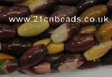 CMK66 15.5 inches 10*20mm rice mookaite gemstone beads wholesale