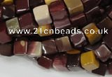 CMK70 15.5 inches 8*8mm cube mookaite gemstone beads wholesale