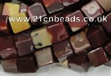 CMK71 15.5 inches 10*10mm cube mookaite gemstone beads wholesale