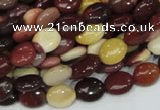 CMK73 15.5 inches 8*10mm oval mookaite gemstone beads wholesale