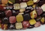 CMK77 15.5 inches 10*10mm square mookaite gemstone beads wholesale