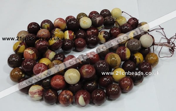 CMK81 15.5 inches 16mm round mookaite gemstone gemstone beads