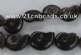 CMM50 15.5 inches 10*14mm - 12*16mm ammonite gemstone beads