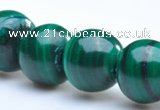 CMN01 A grade 3mm round natural malachite beads Wholesale