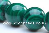 CMN03 A grade round 5mm natural malachite beads Wholesale