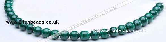 CMN05 8mm round A grade natural malachite beads wholesale