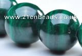 CMN06 10mm round A grade natural malachite  beads wholesale