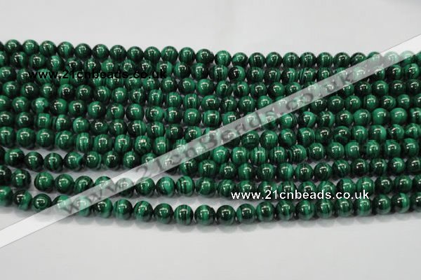 CMN150 AA grade 6mm round natural malachite beads Wholesale