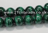 CMN154 AA grade 14mm round natural malachite beads Wholesale