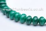 CMN16 A grade 4*6mm roundel natural malachite beads Wholesale