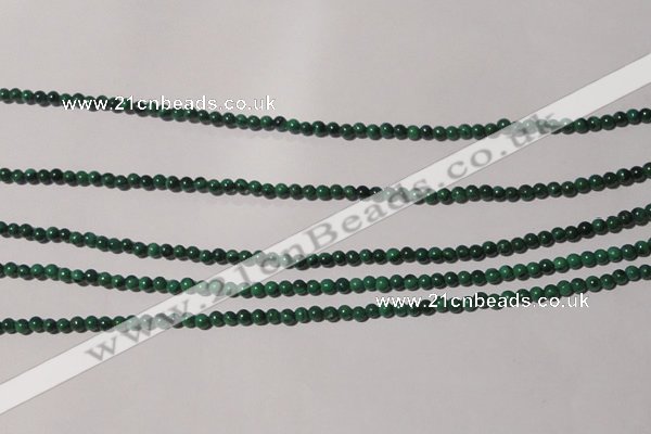 CMN200 15.5 inches 2mm round natural malachite beads wholesale