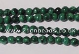 CMN202 15.5 inches 4mm round natural malachite beads wholesale