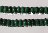 CMN205 15.5 inches 5*8mm rondelle natural malachite beads wholesale