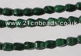 CMN229 15.5 inches 5*7mm faceted teardrop natural malachite beads