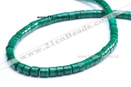 CMN23 3*4mm column shape A grade natural malachite beads