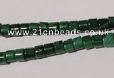 CMN235 15.5 inches 4*6mm heishi natural malachite beads wholesale