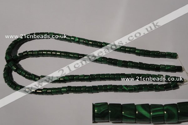 CMN236 15.5 inches 5*7mm heishi natural malachite beads wholesale