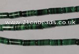 CMN237 15.5 inches 4*8mm tube natural malachite beads wholesale