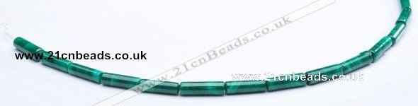 CMN24 5*13mm column shape A grade natural malachite beads