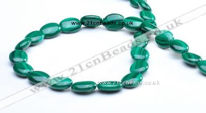 CMN26 A grade 8*10mm oval shape natural malachite beads