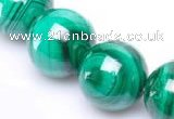 CMN28 AB grade 16mm round natural malachite beads Wholesale