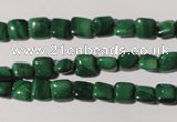 CMN291 15.5 inches 6*6mm square natural malachite beads wholesale