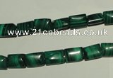 CMN310 15.5 inches 6*8mm rectangle natural malachite beads wholesale