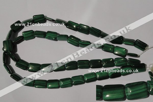 CMN315 15.5 inches 12*16mm rectangle natural malachite beads wholesale