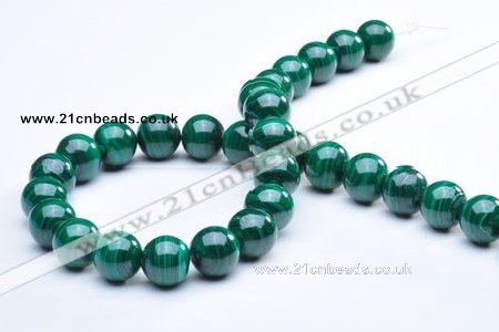 CMN33 16mm A grade round natural malachite beads Wholesale