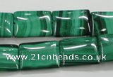 CMN444 15.5 inches 13*18mm rectangle natural malachite beads