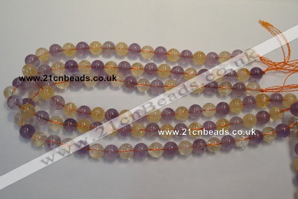 CMQ217 15.5 inches 10mm round multicolor quartz gemstone beads