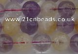 CMQ313 15.5 inches 10mm round citrine & amethyst beads wholesale