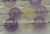 CMQ314 15.5 inches 12mm round citrine & amethyst beads wholesale