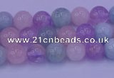 CMQ351 15.5 inches 6mm round mixed quartz beads wholesale