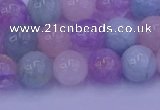 CMQ352 15.5 inches 8mm round mixed quartz beads wholesale