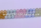 CMQ364 15.5 inches 12mm round rainbow quartz beads wholesale