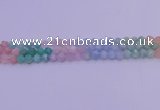 CMQ392 15.5 inches 8mm faceted nuggets mixed quartz beads