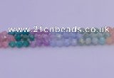 CMQ394 15.5 inches 12mm faceted nuggets mixed quartz beads