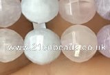 CMQ423 15.5 inches 10mm faceted round natural mixed quartz beads