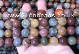 CMQ445 15.5 inches 14mm round mixed rutilated quartz beads