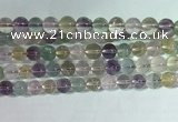 CMQ457 15.5 inches 8mm round colorfull quartz beads wholesale