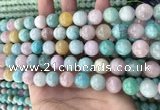 CMQ468 15.5 inches 10mm round mixed gemstone beads wholesale