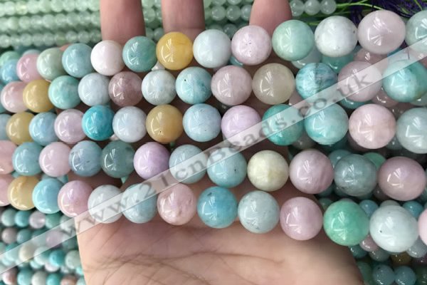 CMQ468 15.5 inches 10mm round mixed gemstone beads wholesale